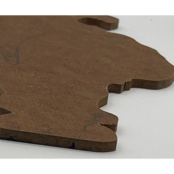 HANDMADE Santa Clause Set of 9 Christmas Decor Painted Carved Vintage Folk Art - Picture 6 of 10